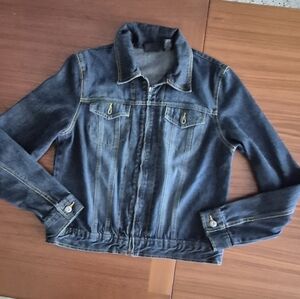 New York & Company  Blue Jean Jacket Medium